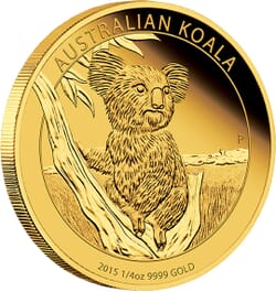 Download 2015 Australian Koala 1/4oz Gold Proof Coin | Direct Coins