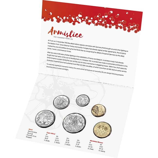 2018 Armistice Centenary Uncirculated Year Set | Direct Coins