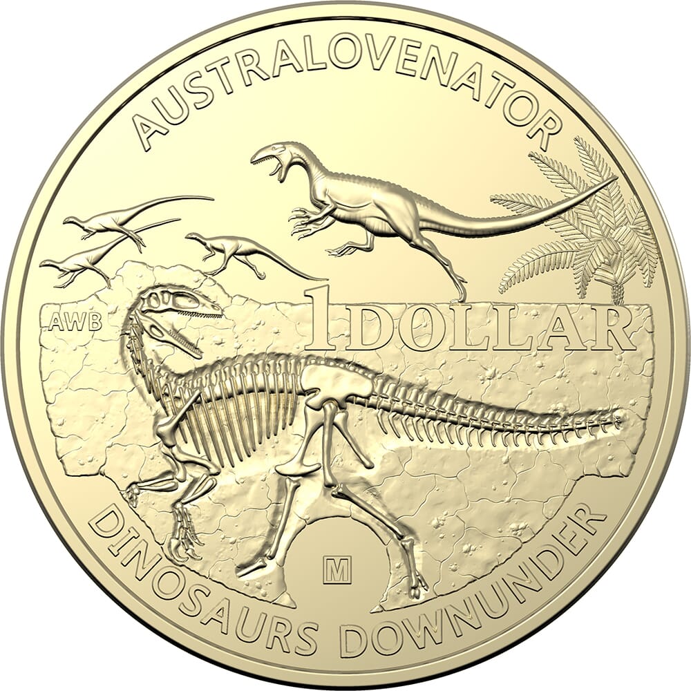 2022 $1 Australian Dinosaurs Four Coin Mintmark & Privy Mark Set | Direct  Coins