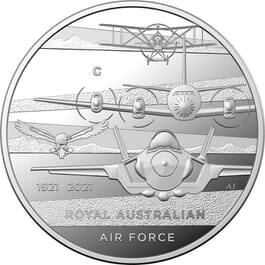 Download 2021 $1 Centenary Of The Royal Australian Air Force Silver Proof Coin | Direct Coins