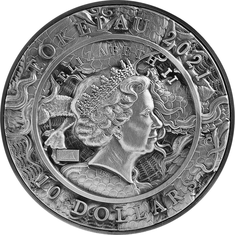 2021 Chinese Dragon & Ox 2oz Silver Coin | Direct Coins