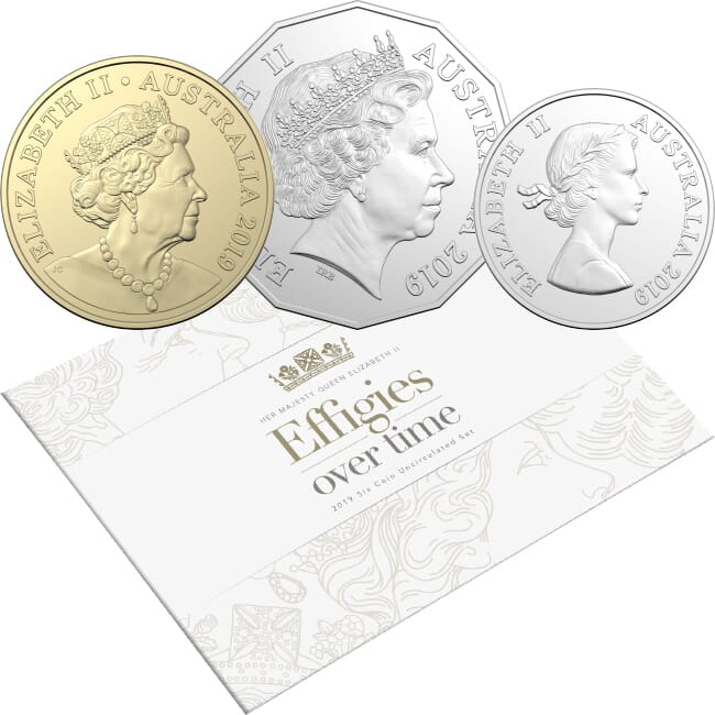 2019 Effigies Over Time Unc Six Coin Year Set | Direct Coins