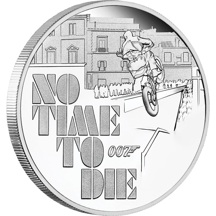 Buy 1 oz British James Bond No Time to Die Gold Bar (New w