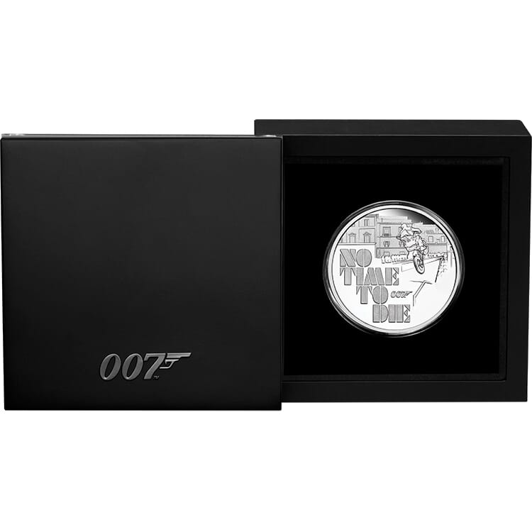 Buy 1 oz British James Bond No Time to Die Gold Bar (New w