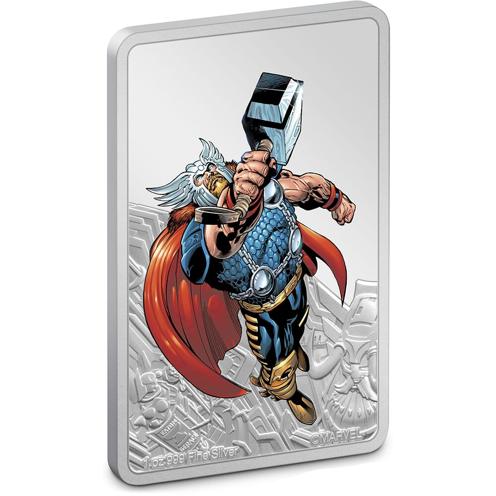 2023 Marvel Thor 1oz Silver Coloured Coin Direct Coins