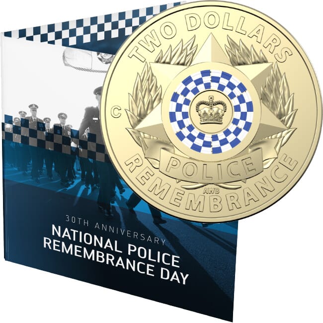 Details about   2019  $ 2 " C " MINTMARK  COLOURED  UNCIRCULATED POLICE REMEMBRANCE COIN on CARD 